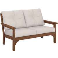 Teak / Dune Burlap