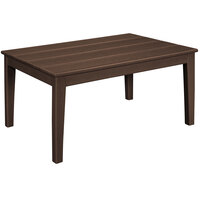 POLYWOOD Newport 22" x 36" Mahogany Coffee Table