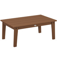 POLYWOOD Lakeside 36" x 22 5/16" Teak Coffee Table