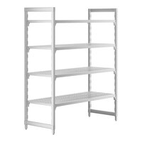 Cambro CPU246072V4480 Camshelving® Premium Shelving Unit with 4 Vented Shelves 24" x 60" x 72"