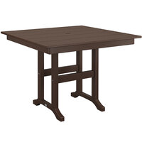 POLYWOOD Farmhouse 37" Mahogany Dining Height Table