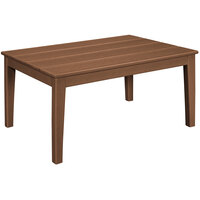 POLYWOOD Newport 22" x 36" Teak Coffee Table