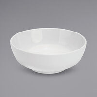 Oneida Tundra by 1880 Hospitality F1400000734 24 oz. Warm White China Salad Bowl - 36/Case