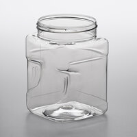 32 oz. Clear Square PET Jar