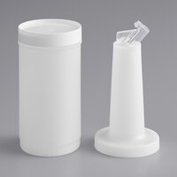 Choice 1 Qt. Pour Bottle with White Flip Top and Cap