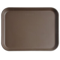 Cambro 1014CT138 Camtread® 10" x 14" Tavern Tan Non-Skid Serving Tray - 12/Case