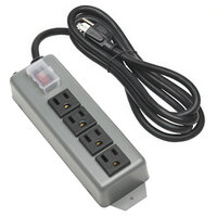 Metro HS-PSTRIP4 4-Outlet Power Strip for Super Erecta Heated Shelves and Metro2Go Heated Stations