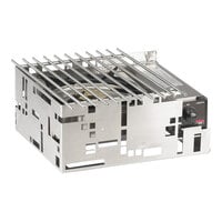 Cal-Mil 1617-55 Squared Stainless Steel 13" x 11" Butane Stove Frame