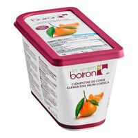 Les Vergers Boiron Corsican Clementine 100% Fruit Puree 2.2 lb. - 3/Case