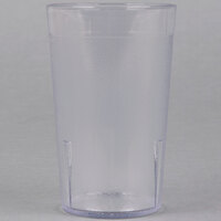 Cambro 950P152 Colorware 9.8 oz. Clear Customizable SAN Plastic Tumbler - 72/Case