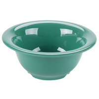 GET B-105-FG Diamond Mardi Gras 10 oz. Rainforest Green Melamine Bowl - 48/Case