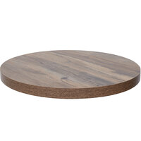 BFM Seating Relic Knotty Pine Round 2" Thick Table Top