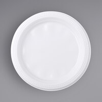 Fineline ReForm 9" White Polypropylene Plate - 400/Case