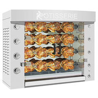 Rotisol-France FlamBoyant FB1160-4LP Liquid Propane Rotisserie with 4 Spits - 52,000 BTU