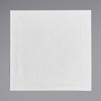 Hoffmaster White Flat Pack Linen-Like Dinner Napkin - 16" x 16" - 1000/Case