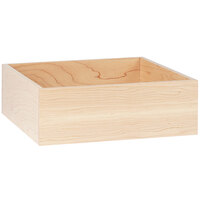 Cal-Mil Blonde 12" x 12" x 4" Maple Wood Merchandiser Box