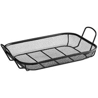 Outset® QD52 15" x 10 15/16" Non-Stick Mesh Roasting / Grill Basket