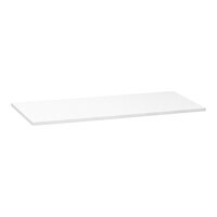 Cal-Mil Monterey 72" x 22 1/2" x 1 1/2" White Bottom Shelf for Merchandising Table