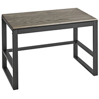 Cal-Mil Ashwood 32" x 18" x 24 1/4" Gray Oak Wood Nesting Merchandising Table