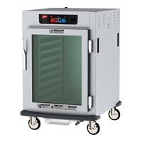 Metro C5 9 Series C595L-SFC-L Half Size Insulated Low Wattage Holding Cabinet with Clear Door and Aluminum Lip Load Slides