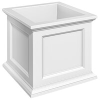 Mayne Fairfield 28" x 28" x 28" White Planter