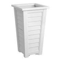 Mayne Lakeland 16" x 16" x 28" White Planter