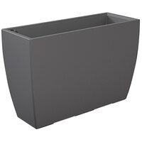 Mayne Kobi 14" x 36" x 24" Graphite Grey Trough Planter