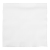 Hoffmaster FP1500 FashnPoint® 15 1/2" x 15 1/2" White Linen-Feel Dinner Napkin, 1/4 Fold - 800/Case