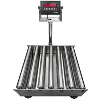 Optima Weighing Systems OP-915-RT-24-1000 1,000 lb. Bench Scale with 24" x 24" Roller Top Platform, Legal for Trade