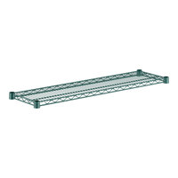 Regency 12" x 42" NSF Green Epoxy Wire Shelf