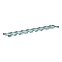 Regency 12" x 72" NSF Green Epoxy Wire Shelf