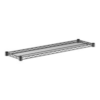 Regency 12" x 42" NSF Black Epoxy Wire Shelf