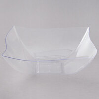 Fineline Wavetrends 128-CL Clear Plastic Serving Bowl 128 oz. - 25/Case