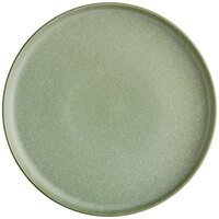 Acopa Pangea 10 1/2" Sage Matte Coupe Porcelain Plate - 12/Case