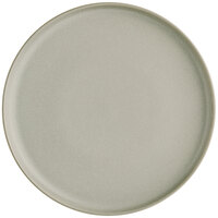 Acopa Pangea 10 1/2" Ash Matte Coupe Porcelain Plate - 12/Case