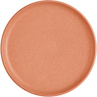 Acopa Pangea 6 1/2" Terra Cotta Matte Coupe Porcelain Plate - 24/Case