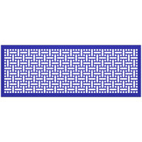 SelectSpace 7' Royal Blue Square Weave Pattern Partition Panel