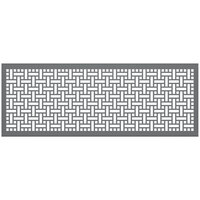 SelectSpace 7' Stock Gray Square Weave Pattern Partition Panel