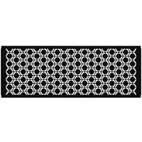 SelectSpace 7' Stock Black Hexagonal Pattern Partition Panel