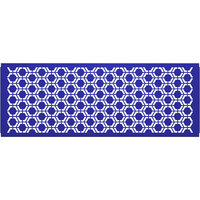 SelectSpace 7' Royal Blue Hexagonal Pattern Partition Panel