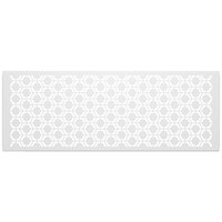 SelectSpace 7' White Hexagonal Pattern Partition Panel