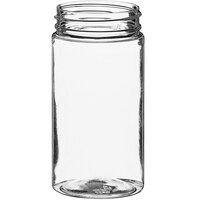 8 oz. Clear Round Straight-Sided PET Jar