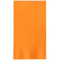 Choice 15" x 17" Orange 2-Ply Paper Dinner Napkin - 1000/Case