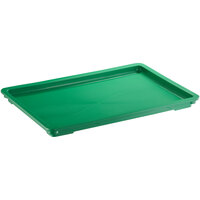 Baker's Lane 18" x 26" Green Heavy-Duty Polypropylene Dough Proofing Box Lid