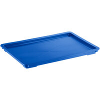 Baker's Lane 18" x 26" Blue Heavy-Duty Polypropylene Dough Proofing Box Lid