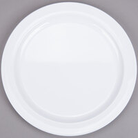 Thunder Group NS109W 9" Narrow Rim Thunder Group Nustone Melamine Plate - White - 12/Pack