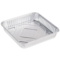 8" Square Foil Cake Pan - 25/Pack