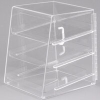 Cal-Mil P257 Classic Three Tier Acrylic Display Case - 10" x 15" x 13 1/2"