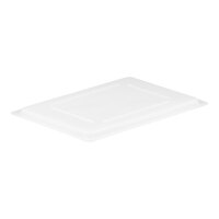 Rubbermaid® FG350200WHT White Polyethylene Lid - 26" x 18"