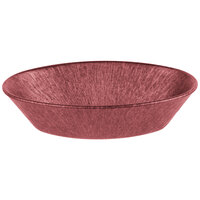 HS Inc. HS1011 9" x 5 1/2" x 2" Raspberry Polyethylene Oval Basket - 24/Case